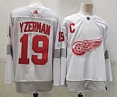 Detroit Red Wings 19 Steve Yzerman White Adidas 2020-21 Alternate Player Jersey,baseball caps,new era cap wholesale,wholesale hats